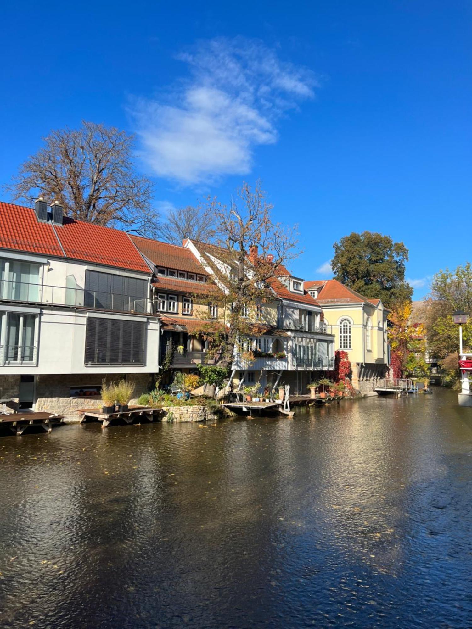 Ferienwohnung Schildblick Modernes Apartment Direkt In Der Altstadt Von Erfurt Nahe Der Kraemerbruecke - Beste Innenstadtlage Exteriör bild